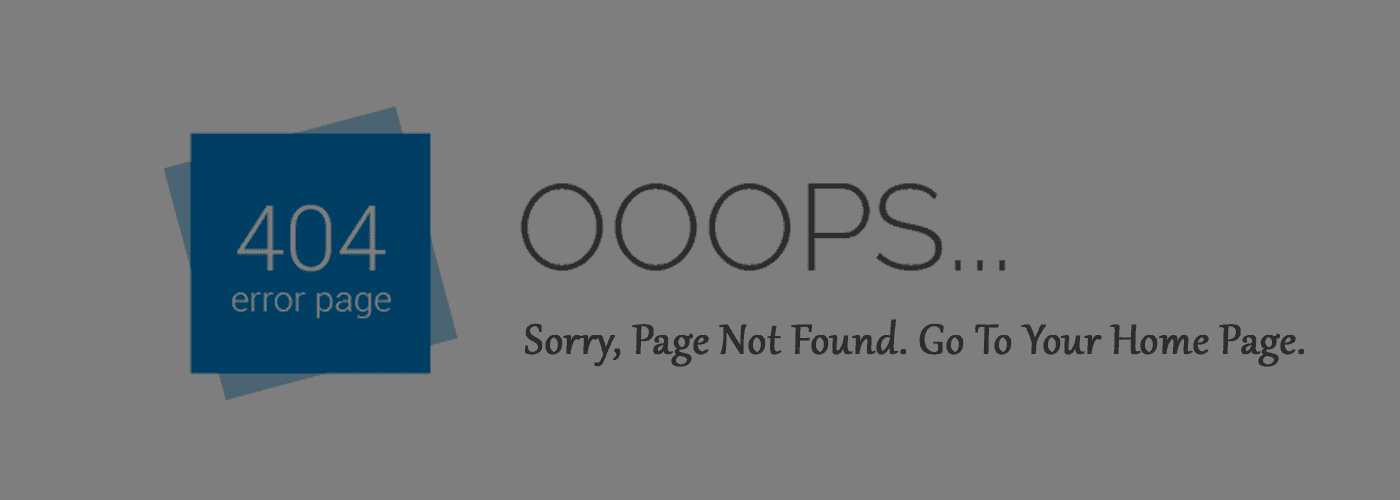 The page not found